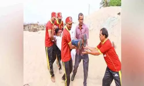 സൂനാമി മോക്ക് ഡ്രിൽ സൂനാമി മോക്ക് ഡ്രിൽ