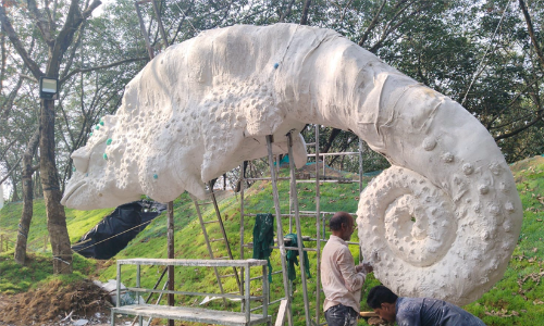 രണ്ടര ഏക്കറിൽ വിസ്മയക്കാഴ്ച ഒരുക്കി ക്രിസ്മസ് വില്ലേജ്