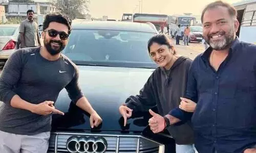 Sudha Kongara takes her new car for a spin with