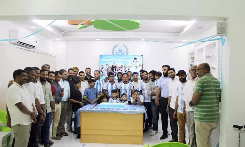 അ​ര്‍ജ​ന്റീ​ന​യു​ടെ ലോ​ക​ക​പ്പ് വി​ജ​യം ആ​ഘോ​ഷി​ച്ചു