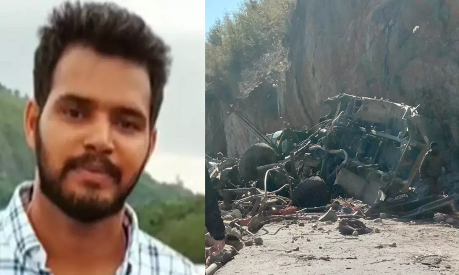 സൈനിക ട്രക്ക് മറിഞ്ഞ് മരിച്ചവരിൽ മലയാളി സൈനികനും