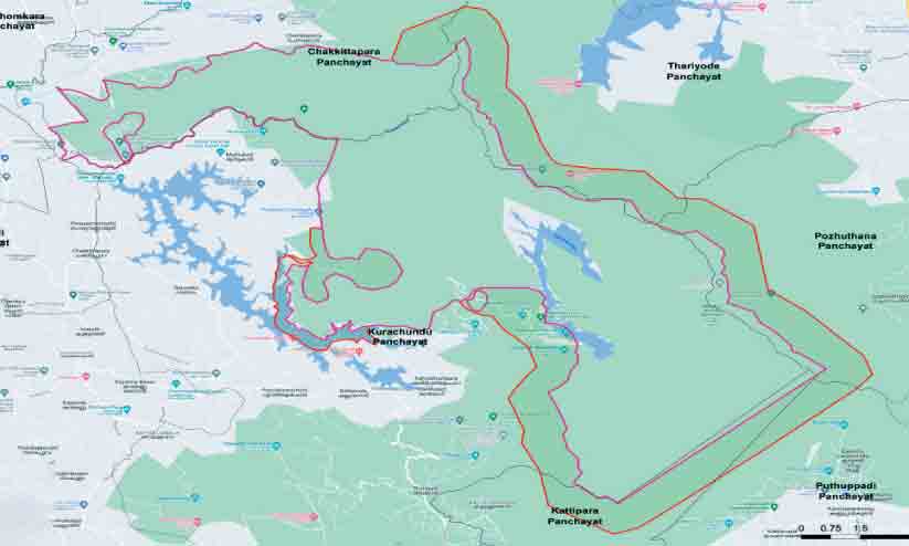 കരുതൽ മേഖല: മാപ്പർഹിക്കാതെ വനം വകുപ്പ്; മാപ്പിൽ ഉഴപ്പി കരുതൽ മേഖല: മാപ്പർഹിക്കാതെ വനം വകുപ്പ്; മാപ്പിൽ ഉഴപ്പി