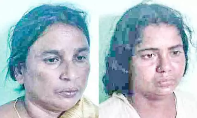 വീട്ടമ്മയുടെ മാല കവർന്ന സ്ത്രീകള് പിടിയില് വീട്ടമ്മയുടെ മാല കവർന്ന സ്ത്രീകള് പിടിയില്