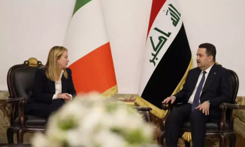 ഇറ്റാലിയൻ പ്രധാനമന്ത്രി ഇറാഖ് സന്ദർശിച്ചു ഇറ്റാലിയൻ പ്രധാനമന്ത്രി ഇറാഖ് സന്ദർശിച്ചു