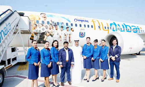 ലോ​ക​ക​പ്പിന് ഫ്ലൈ ദു​ബൈ​യി​ൽ പ​റ​ന്ന​ത്​ 1.30 ല​ക്ഷം ഫാ​ൻ​സ്​