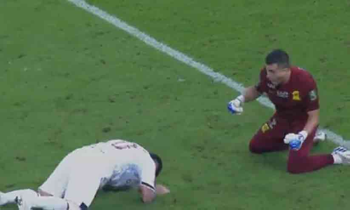 ‘മാർട്ടിനസ് ഇഫക്ട്’; പെനാൽറ്റി പാഴാക്കിയ അർജന്റീന താരത്തെ പരിഹസിച്ച് ബ്രസീലിയൻ ഗോൾകീപ്പർ -video