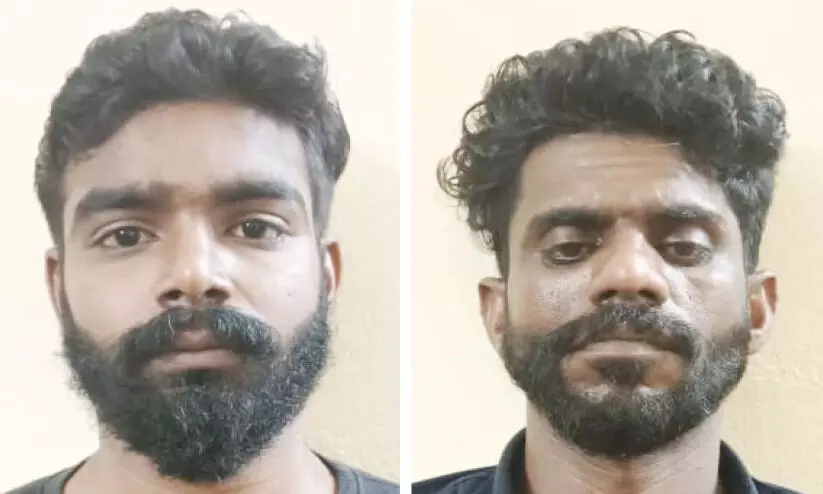 എം.ഡി.എം.എയുമായി യുവാക്കൾ പിടിയിൽ എം.ഡി.എം.എയുമായി യുവാക്കൾ പിടിയിൽ