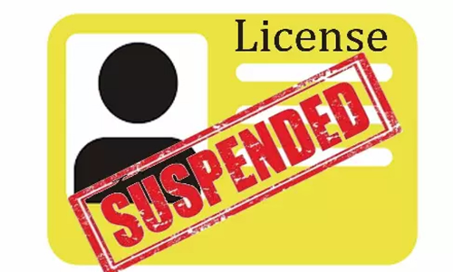 license suspended