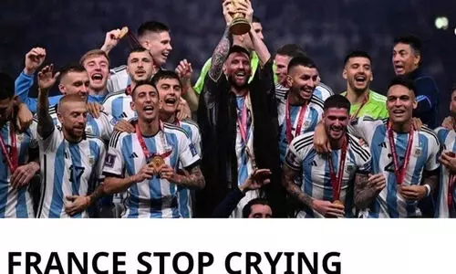 ‘ഫ്രാൻസ് കരച്ചിൽ നിർത്തൂ’; ഫൈനൽ വീണ്ടും നടത്തണമെന്ന ഹരജിക്ക് മറുപടിയുമായി അർജന്‍റീനയിലും ഒപ്പുശേഖരണം