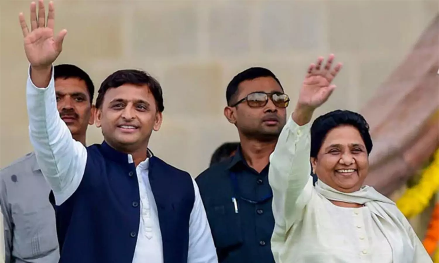 Akhilesh Yadav and Mayavati
