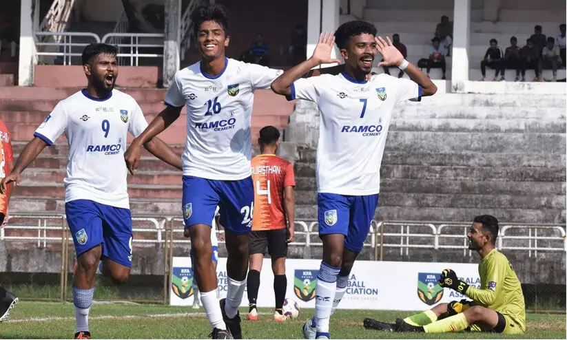 എതിരില്ലാത്ത ഏഴ് ഗോളിന് കേരളത്തിന് ‘സന്തോഷം’; രാജസ്ഥാനെ തകർത്തു