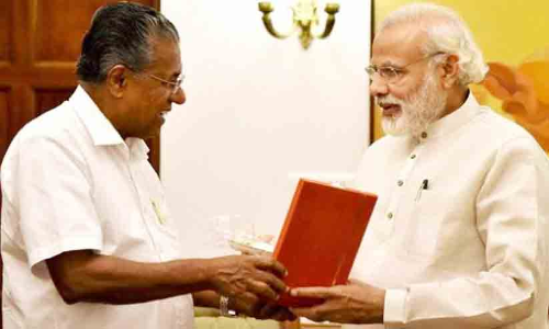 pinarayi vijayan, PM modi