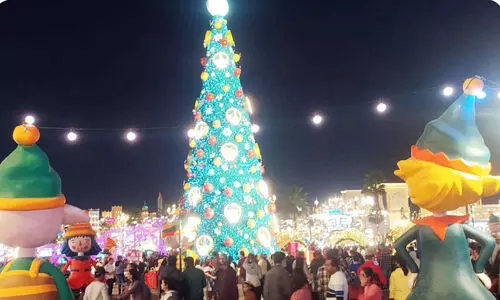 ദുബൈ ഗ്ലോബൽ വി​ല്ലേജിൽ സന്ദർശകപ്രവാഹം