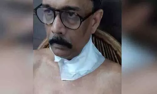 ബൈക്ക് യാത്രക്കിടെ കേബിള്‍ കഴുത്തില്‍ കുരുങ്ങി; ദമ്പതികൾക്ക്​ പരിക്ക്