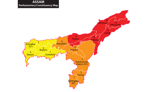 assam map