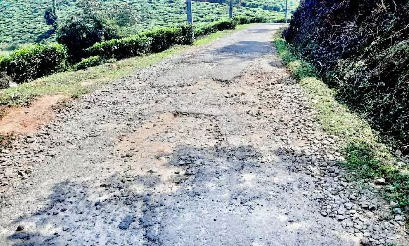 യാത്രക്കാരുടെ നടുവൊടിച്ചു അച്ചൂർ-കമ്മാടംകുന്ന് റോഡ് യാത്രക്കാരുടെ നടുവൊടിച്ചു അച്ചൂർ-കമ്മാടംകുന്ന് റോഡ്