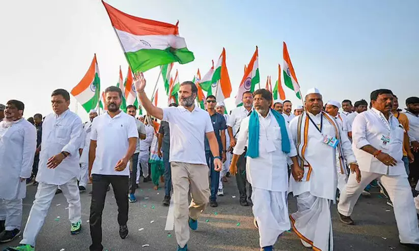 ഭാരത് ജോഡോ യാത്രയിൽ സുരക്ഷാ വീഴ്ച; അമിത് ഷാക്ക് കോൺഗ്രസ് കത്തയച്ചു ഭാരത് ജോഡോ യാത്രയിൽ സുരക്ഷാ വീഴ്ച; അമിത് ഷാക്ക് കോൺഗ്രസ് കത്തയച്ചു