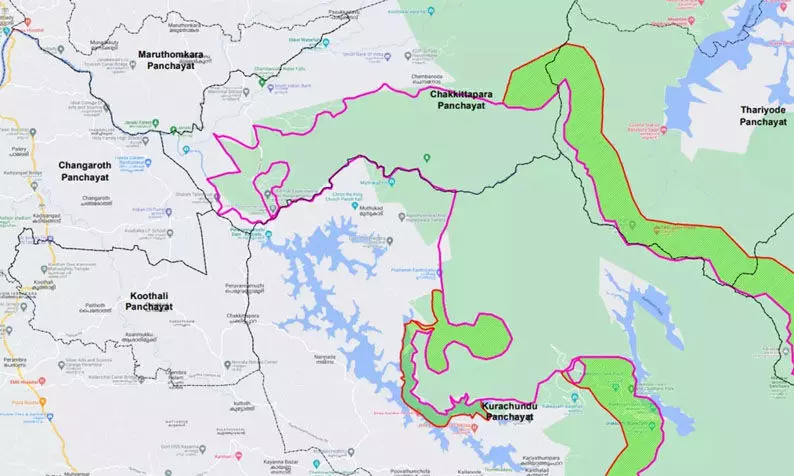 ബഫർസോൺ സർവേ നമ്പർ ചേർത്ത ഭൂപടം പ്രസിദ്ധീകരിച്ചു ബഫർസോൺ സർവേ നമ്പർ ചേർത്ത ഭൂപടം പ്രസിദ്ധീകരിച്ചു