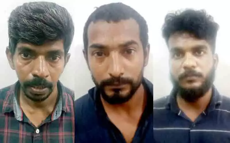 ഭിന്നശേഷിക്കാരിയായ കോളജ് വിദ്യാർഥിനിയെ കൂട്ട ബലാത്സംഗം ചെയ്ത മൂന്നുപേർ അറസ്റ്റിൽ