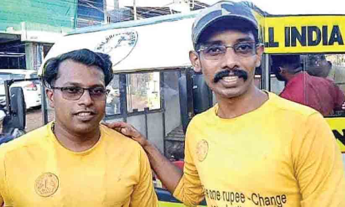 bicycle trip to raise funds for building houses for poor