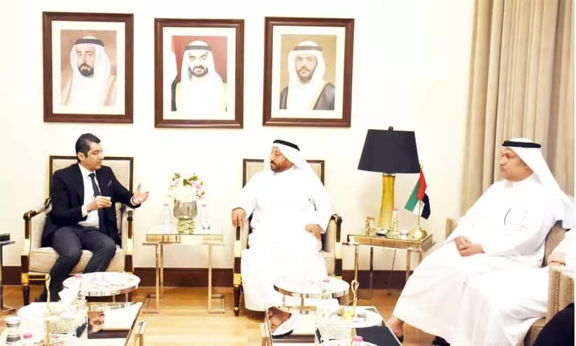 ഇ​ന്ത്യ-​ഷാ​ർ​ജ സ​ഹ​ക​ര​ണം ; ചേം​ബ​ർ ഓ​ഫ്​ കോ​മേ​ഴ്​​സു​മാ​യി സി.​ജി ച​ർ​ച്ച ന​ട​ത്തി