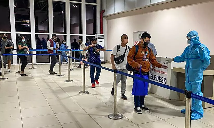 ജനുവരി ഒന്നു മുതൽ ചൈനയടക്കം ആറു രാജ്യങ്ങളിൽനിന്ന് വരുന്നവർക്ക് ആർ.ടി.പി.സി.ആർ നിർബന്ധം