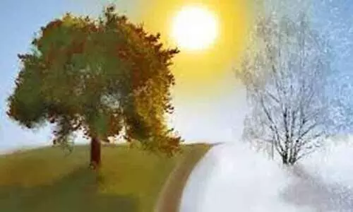 തണുത്തുവിറച്ച് ലോകം; ചൂടെടുത്ത് കേരളം