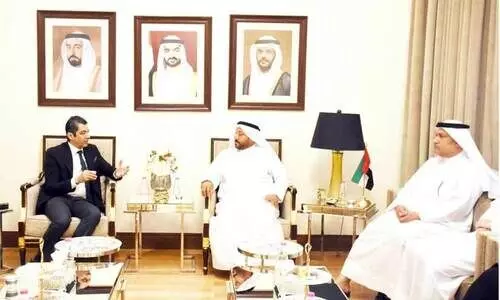 ഇ​ന്ത്യ-​ഷാ​ർ​ജ സ​ഹ​ക​ര​ണം ; ചേം​ബ​ർ ഓ​ഫ്​ കോ​മേ​ഴ്​​സു​മാ​യി സി.​ജി ച​ർ​ച്ച ന​ട​ത്തി