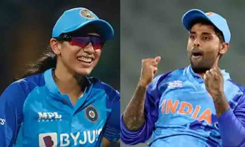 ഐ.സി.സി ട്വന്റി20 ക്രിക്കറ്റർ ഓഫ് ദ ഇയർ: സാധ്യത പട്ടികയിൽ സൂര്യയും സ്മൃതിയും