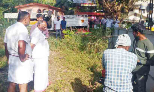 മുഴപ്പിലങ്ങാട് തീരദേശ ഹൈവേ സർവേ കല്ലിടൽ തടഞ്ഞു