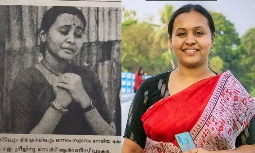 Minister Veena George shared the memories of state school arts festival Minister Veena George shared the memories of state school arts festival