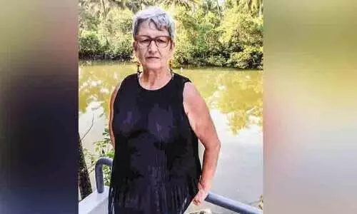 French woman as a guest in Vallikunnam