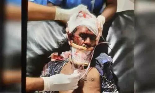 ട്രെയിനിൽനിന്ന് തെറിച്ചുവീണ് യുവാവിന് പരിക്ക്