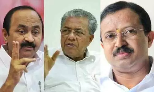 മുഖ്യമന്ത്രി ബി.ജെ.പിയെ എതിർക്കുന്നത് വേദികളിൽ മാത്രം; വി. മുരളീധരൻ സി.പി.എം-ബി.ജെ.പി രഹസ്യ ബന്ധത്തിന്റെ ഇടനിലക്കാരൻ -വി.ഡി സതീശൻ