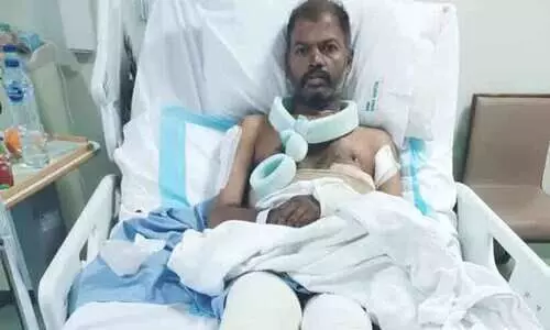 രോഗം വീഴ്​ത്തിയയാളെ വണ്ടിയിടിച്ചു; പാണ്ടിയൻ വീരമണിയുടെത്​ ഞെട്ടിക്കുന്ന ദുരിതകഥ