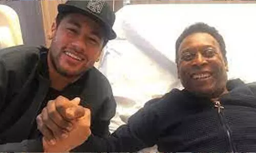 പെലെക്ക് യാത്രാമൊഴി നൽകാൻ നെയ്മറെത്തിയില്ല