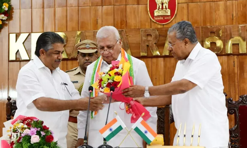 സജി ചെറിയാൻ വീണ്ടും മന്ത്രിയായി സത്യപ്രതിജ്ഞ ചെയ്തു