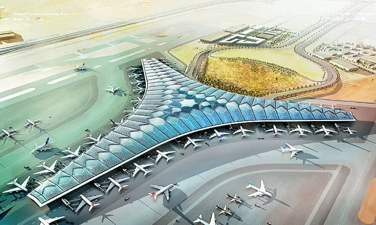 ഗ്രാഫുയർത്തി കുവൈത്ത് അന്താരാഷ്ട്ര വിമാനത്താവളം