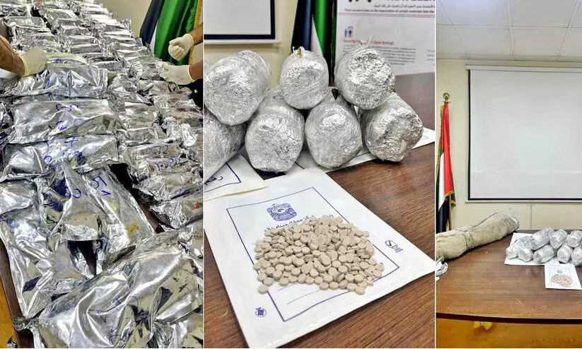 142 കി​ലോ മ​യ​ക്കു​മ​രു​ന്ന് പി​ടി​ച്ചെ​ടു​ത്തു