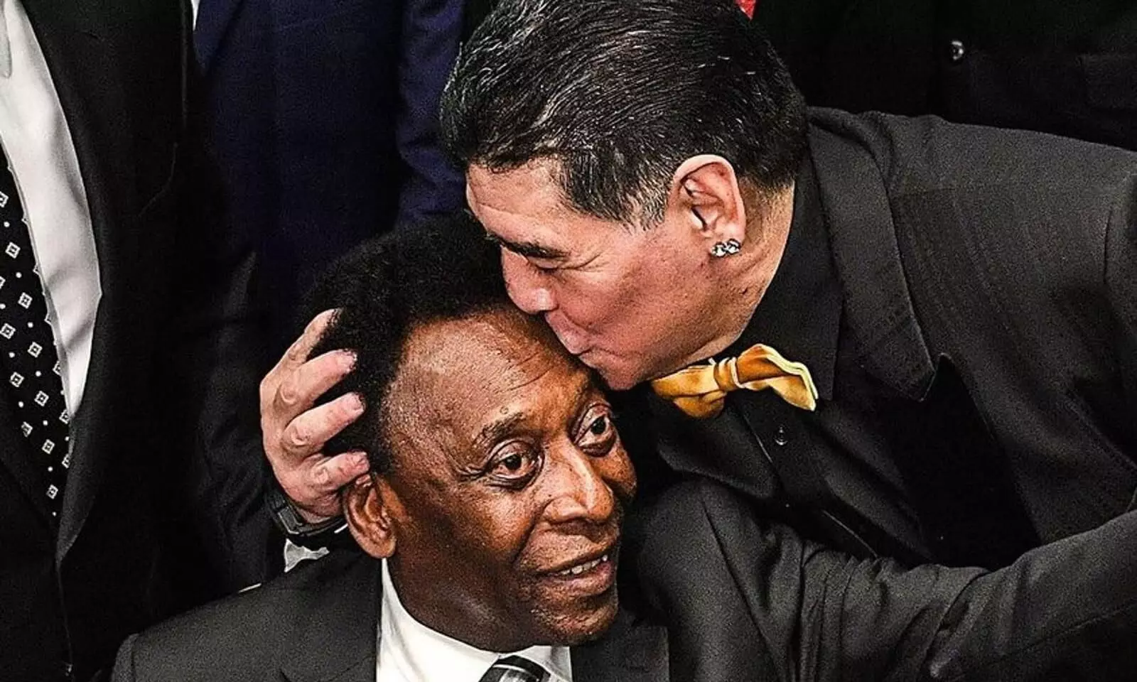 Diego Maradona and pele