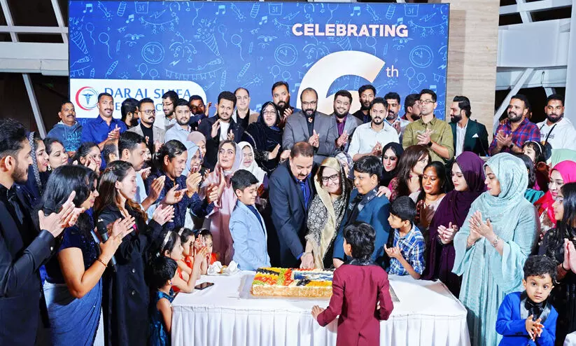 ദാ​ർ അ​ൽ ഷി​ഫ മെ​ഡി​ക്ക​ൽ സെ​ന്റ​ർ വാ​ർ​ഷി​കം ആ​ഘോ​ഷി​ച്ചു