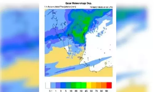 ഖത്തറിൽ മൂന്നുദിവസം കനത്ത മഴക്ക് സാധ്യത ഖത്തറിൽ മൂന്നുദിവസം കനത്ത മഴക്ക് സാധ്യത