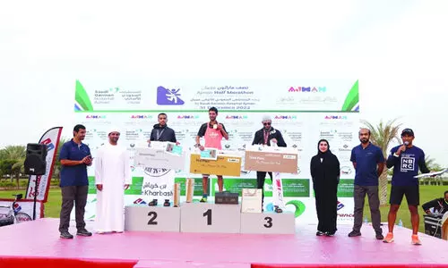 അ​ജ്മാ​ൻ ഹാ​ഫ് മാ​ര​ത്ത​ൺ: അ​ൻ​വ​ർ അ​ൽ​ഖൂ​സ് ജേ​താ​വ്​