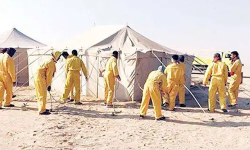 Violation of  Law; 741 Illegal Tents Evicted