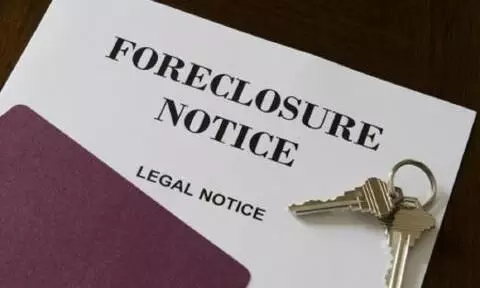Foreclosure notice Foreclosure notice