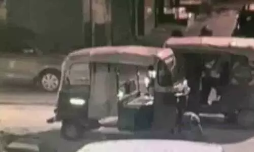 Man hits woman with helmet on camera. She refused to ride with him on bike