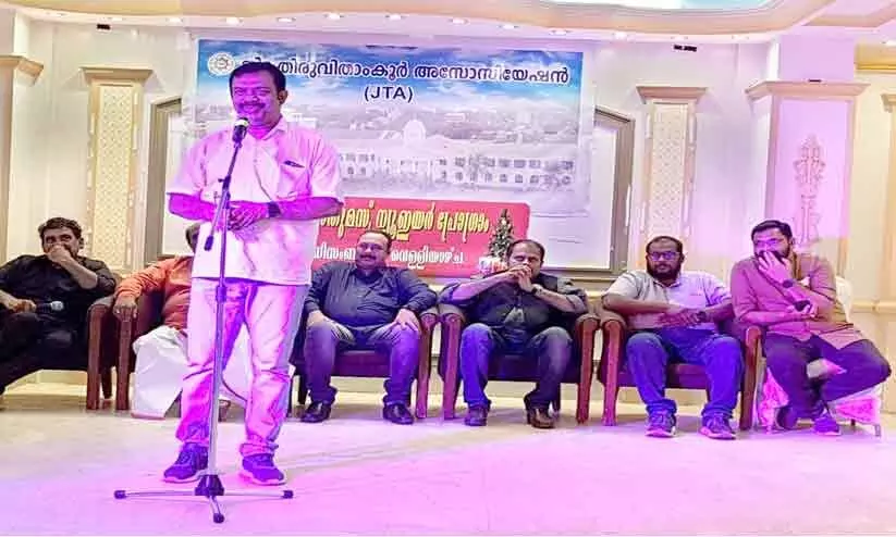 Jeddah Thiruvithamkur Association Christmas and New Year Celebration caught