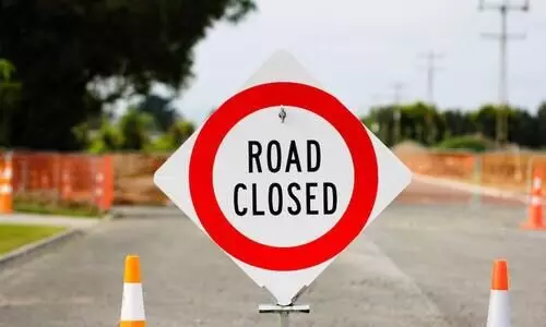 road closed