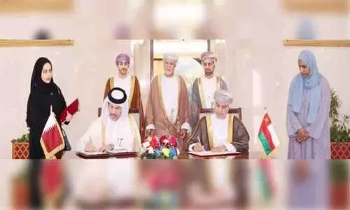 ധാ​ര​ണ​പ​ത്ര രേ​ഖാ കൈ​മാ​റ്റം; ഒ​മാ​നും ഖ​ത്ത​റും ഒ​പ്പു​വെ​ച്ചു