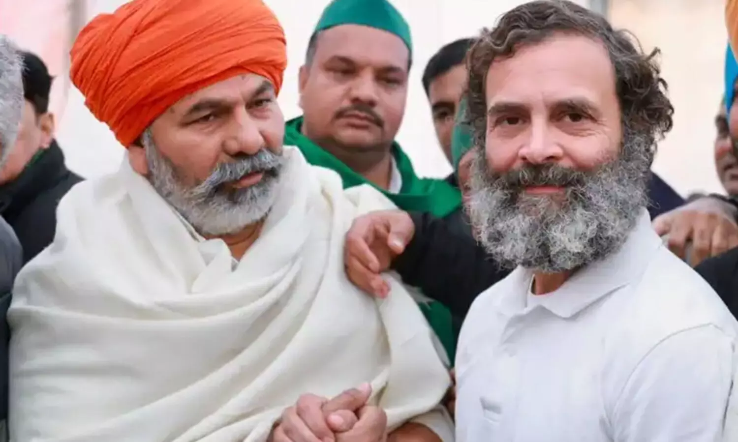 Rakesh Tikait, Rahul Gandhi